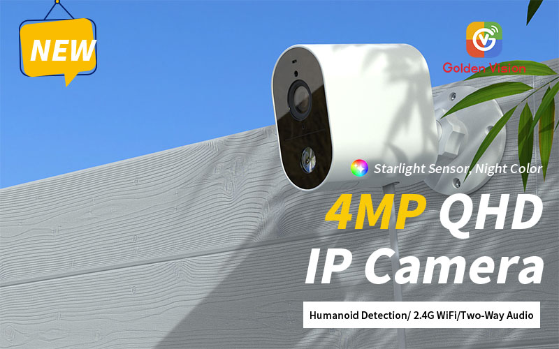 4MP QHD IP Camera – Crystal Clear Protection with Night Color