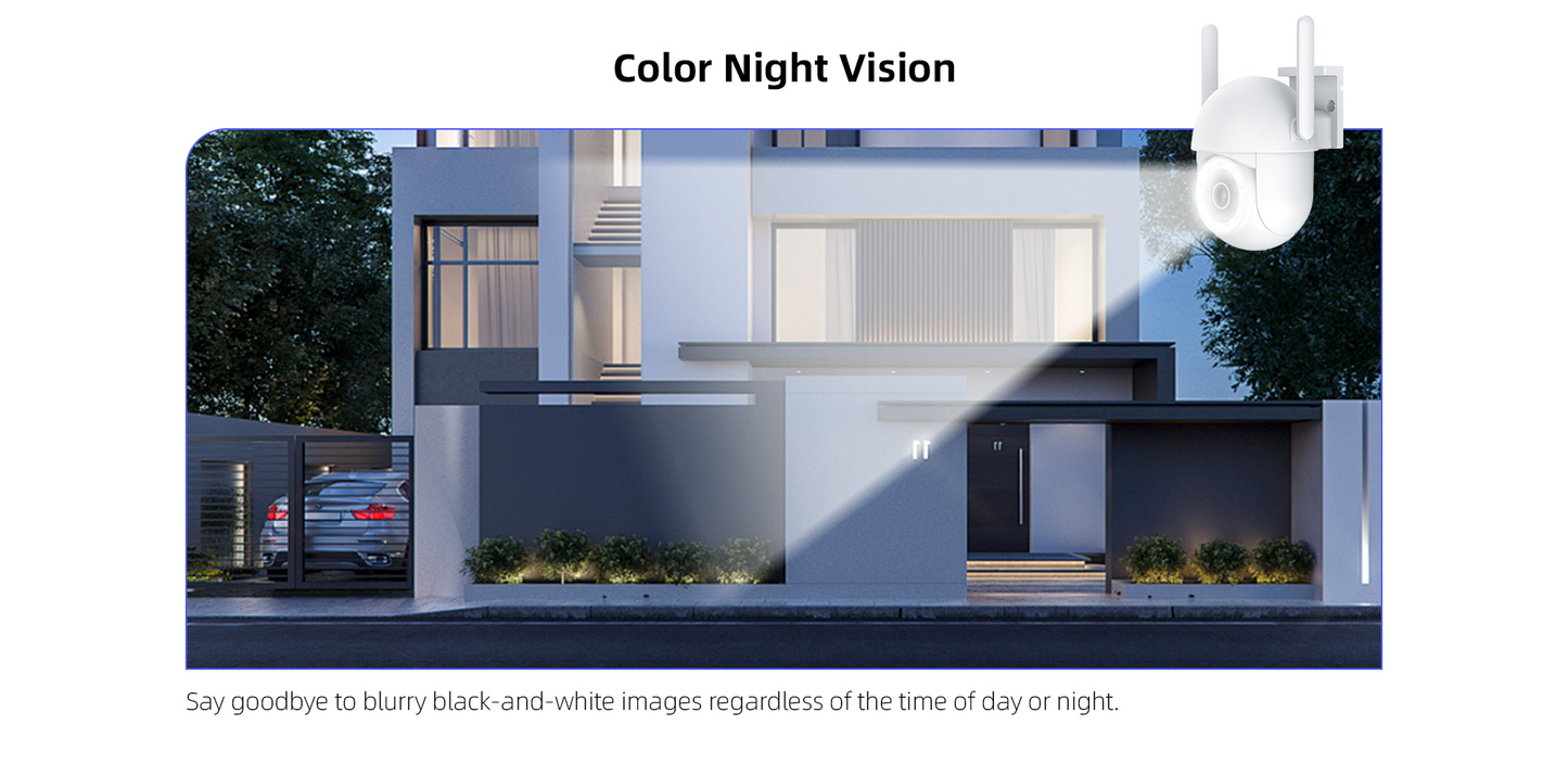 G12 Smart 2K Dome Security Camera – 4G LTE & Wi-Fi Outdoor Protection