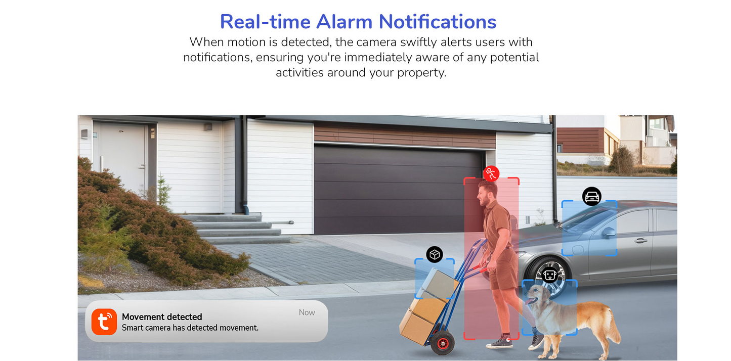 Mini Indoor Smart Wi-Fi Camera (108° Wide Angle, Two-Way Audio, Night Vision)